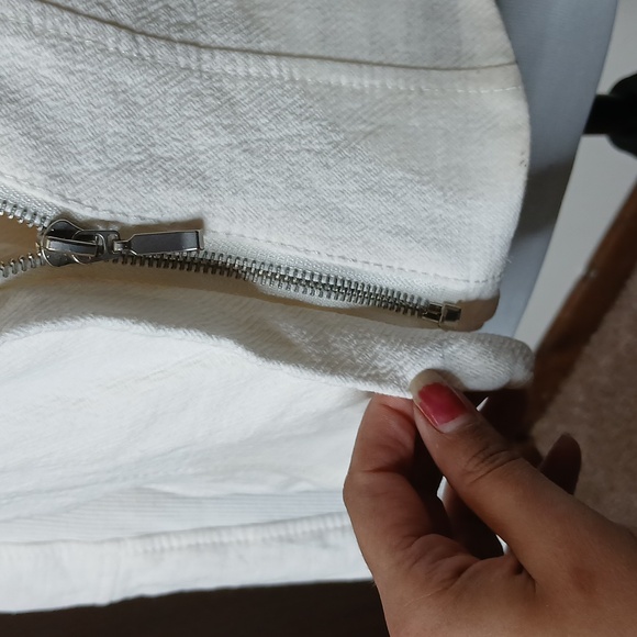 BlankNYC white double zip mesh jacket size small - Picture 9 of 15